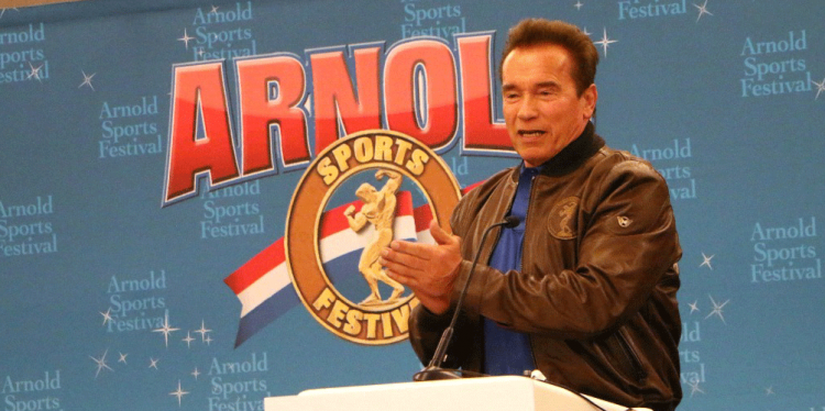 Schwarzenegger fará Transmissão ao vivo na abertura da Arnold Sports